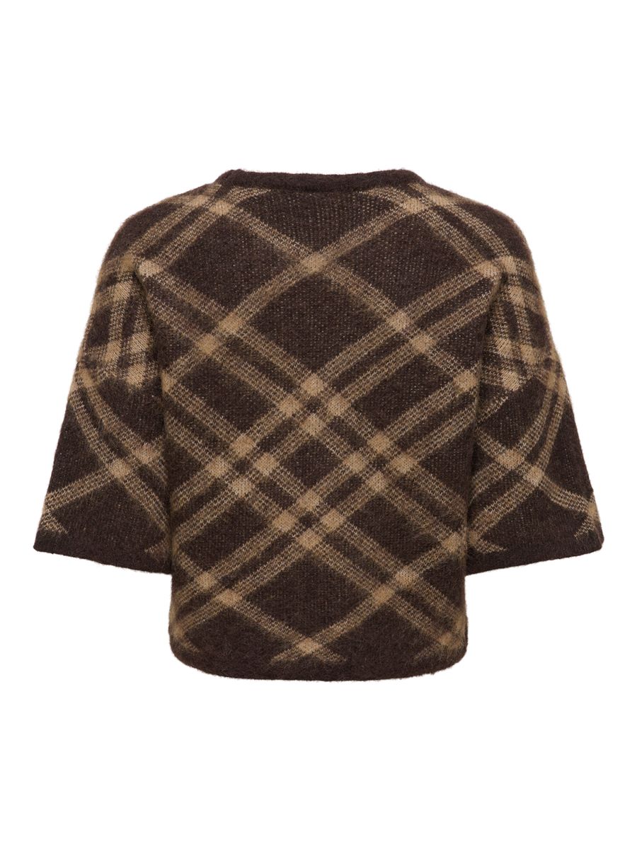 ONLNOEME SS PATTERN O-NECK KNT