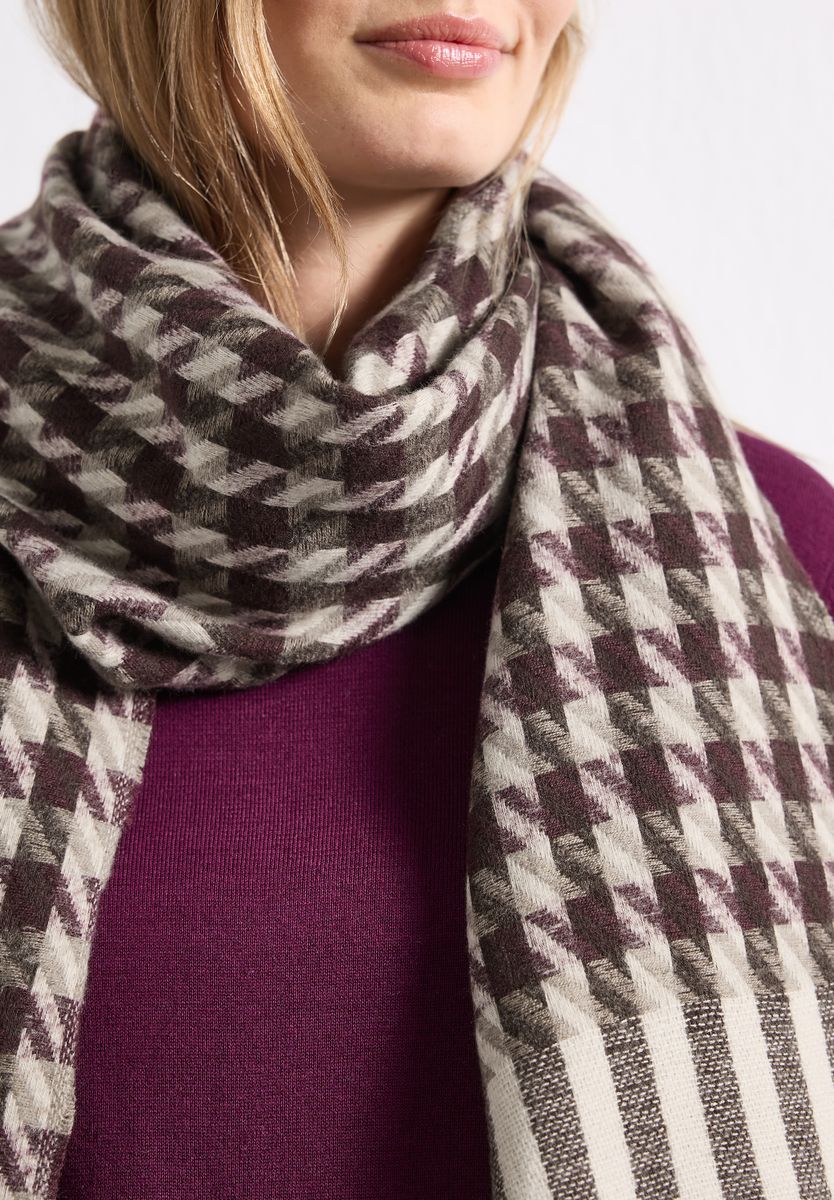 Tuch mit Houndstooth Muster
