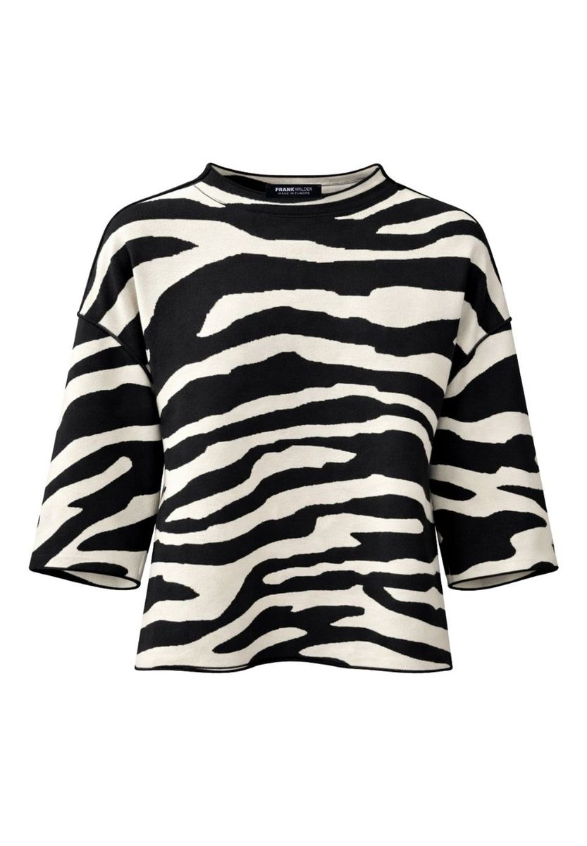 Pulli IVORY NOIR mit Animal-Print