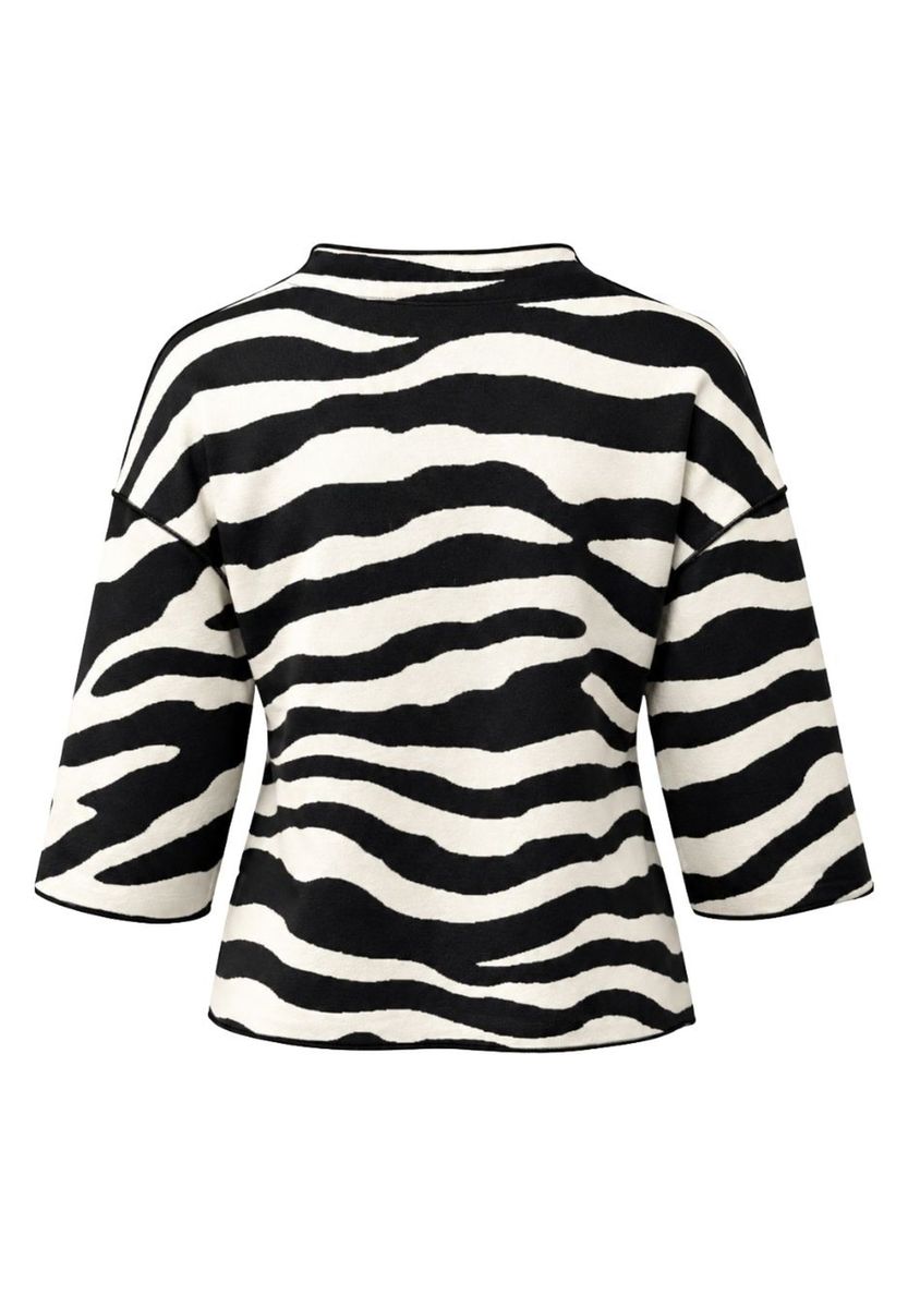 Pulli IVORY NOIR mit Animal-Print