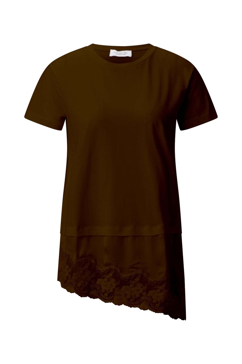 T-Shirt with Lace Detail