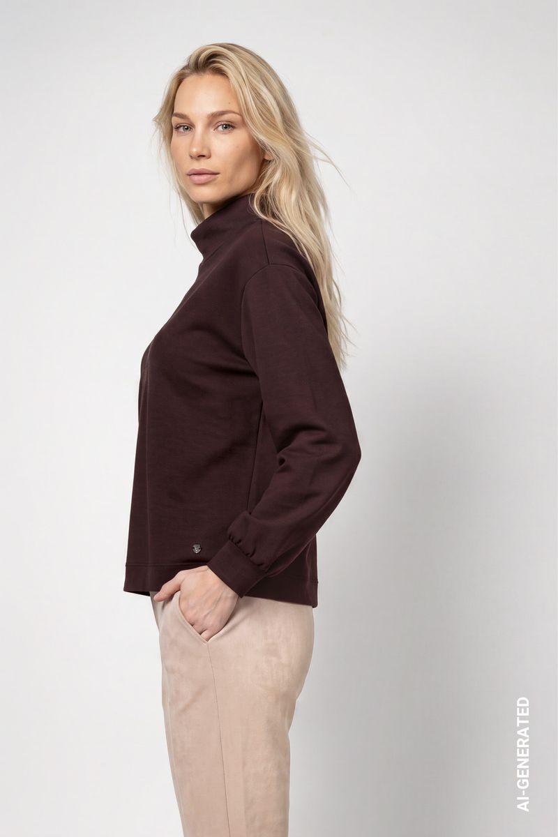 Sweatshirt mit Emblem