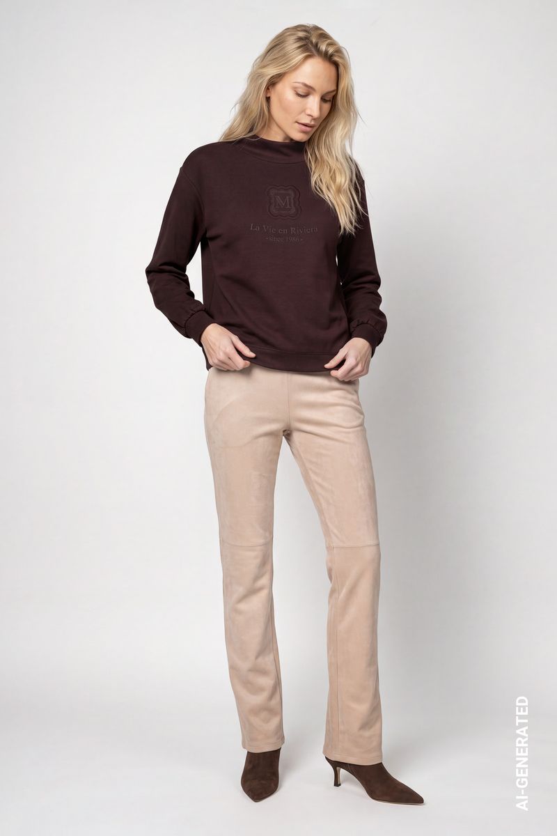 Sweatshirt mit Emblem