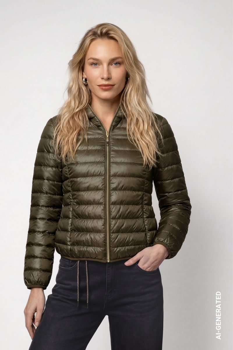Jacke mit Neopren