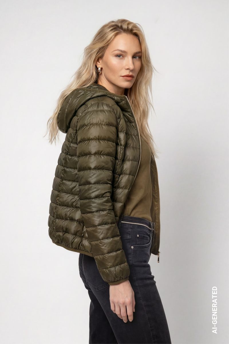 Jacke mit Neopren