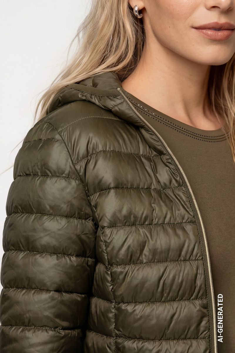 Jacke mit Neopren