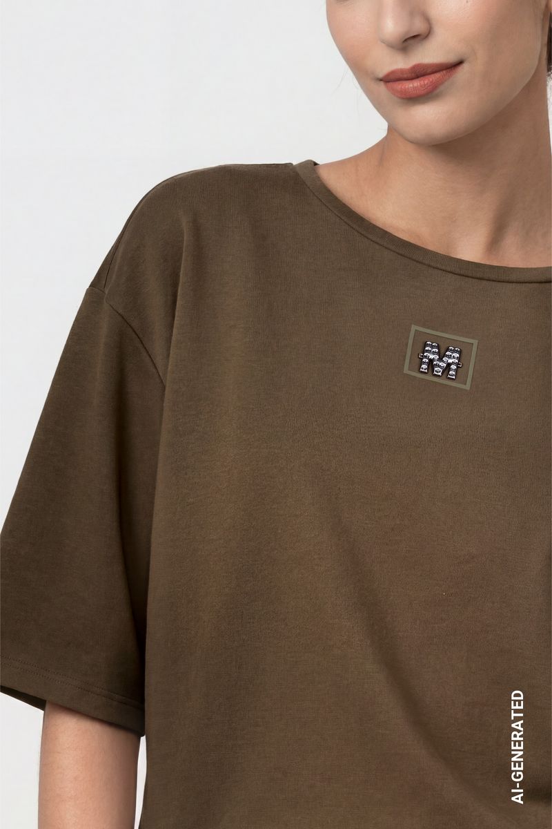 Sweatshirt mit Schmuckdetail