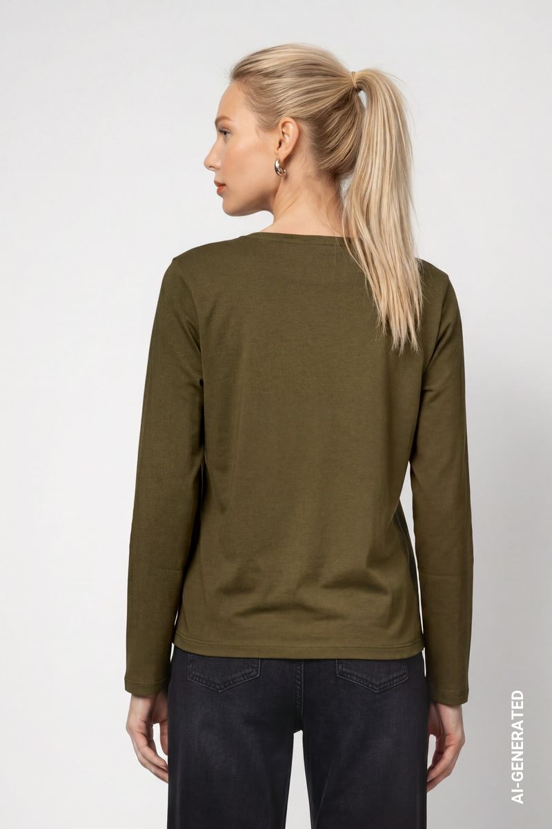 Langarmshirt mit Schmuckdetails