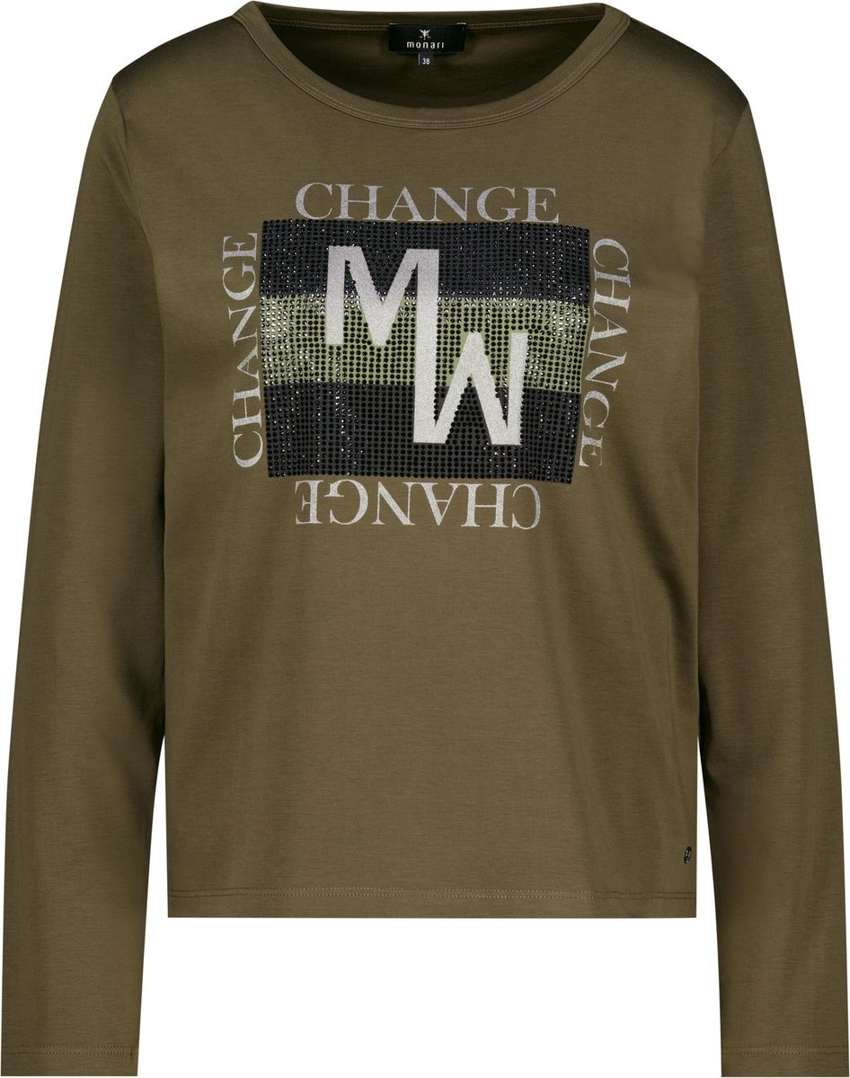 Langarmshirt mit Schmuckdetails