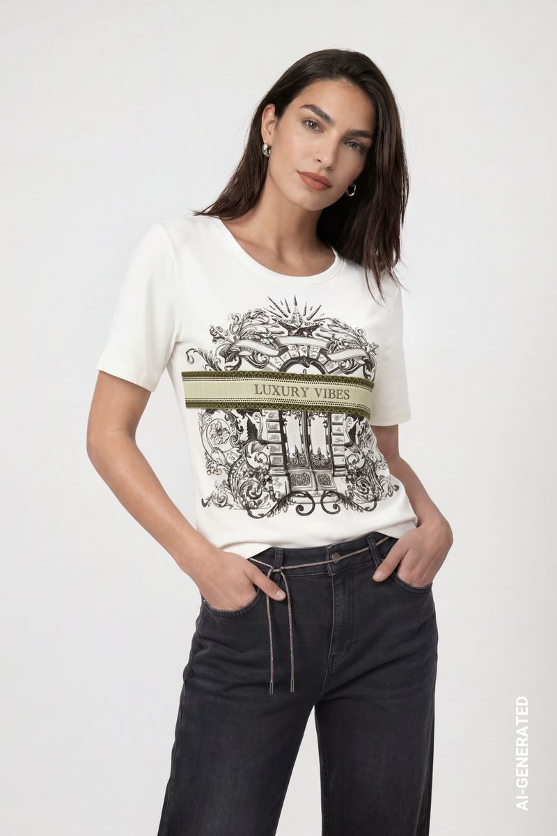 T-Shirt mit Print
