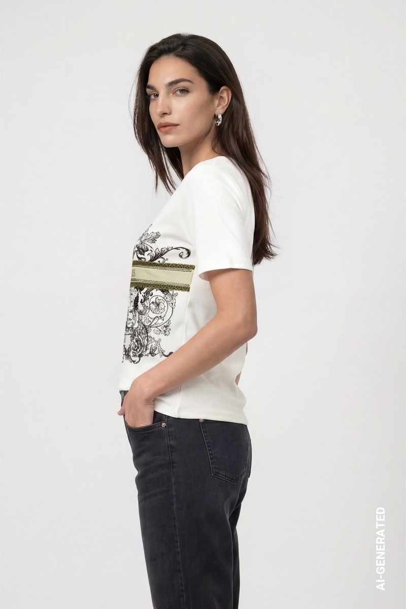 T-Shirt mit Print
