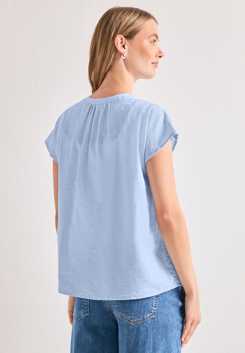 Dropped Shoulder Blusenshirt mit Tape