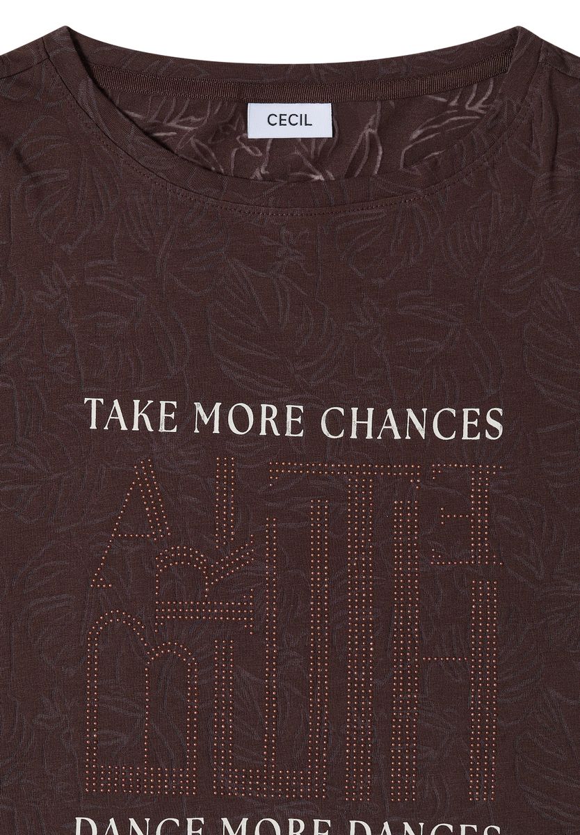 T-Shirt in Ausbrenner-Optik