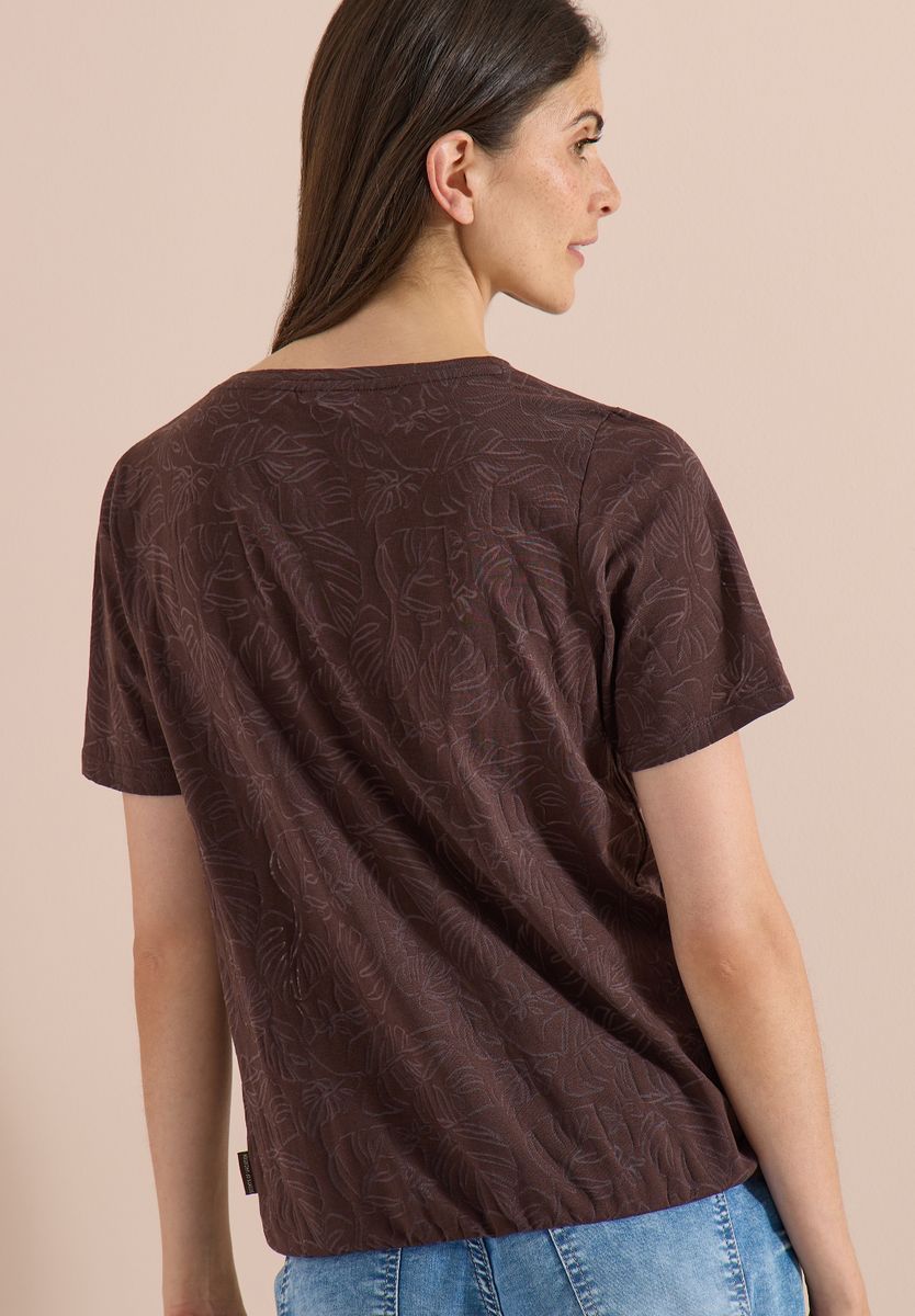 T-Shirt in Ausbrenner-Optik