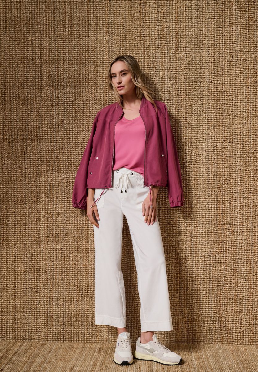 Straight Leg Hose im Casual Fit mit Turn-Up