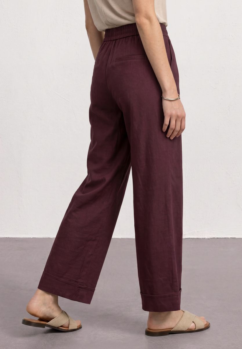 Straight Leg Hose im Casual Fit mit Turn-Up
