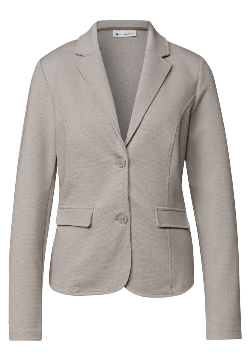 Basic Piqué Blazer