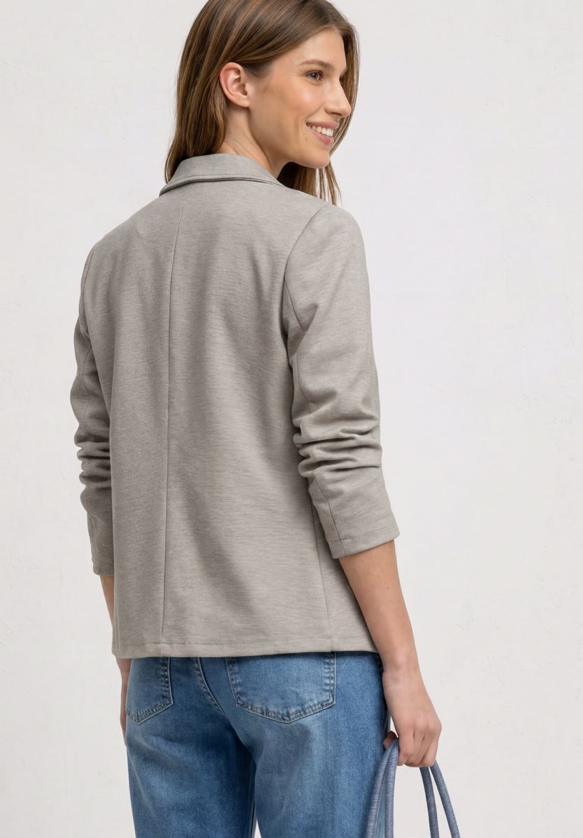 Basic Piqué Blazer