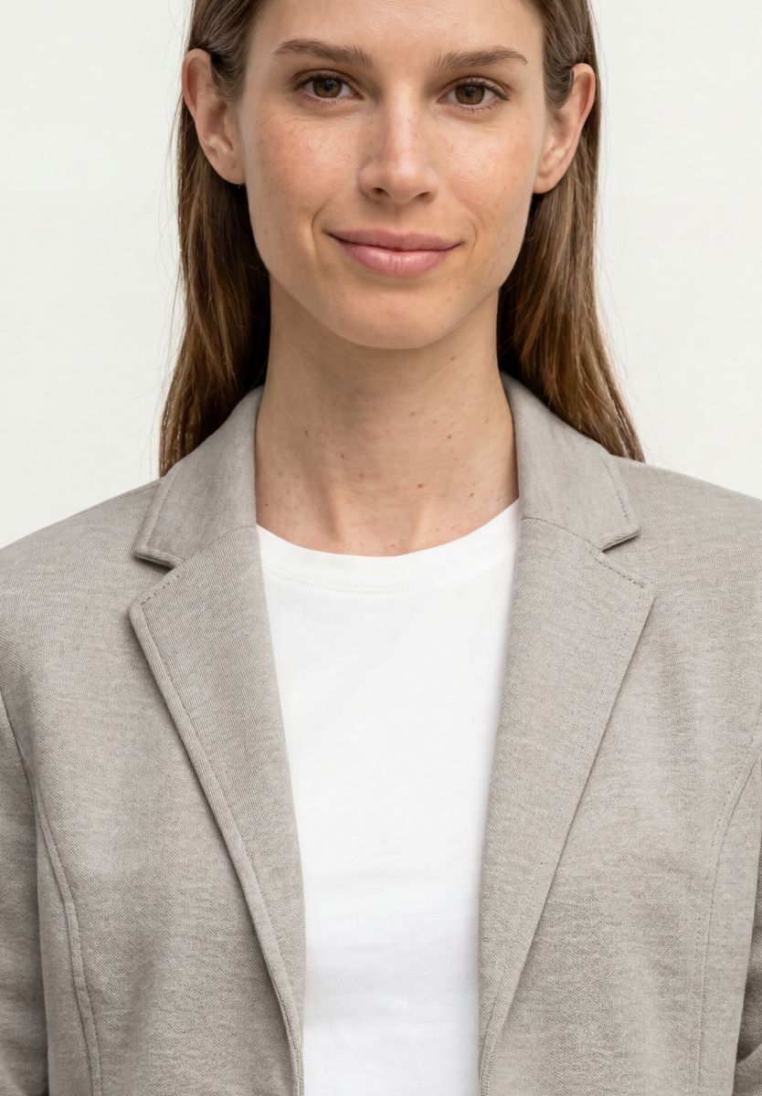 Basic Piqué Blazer