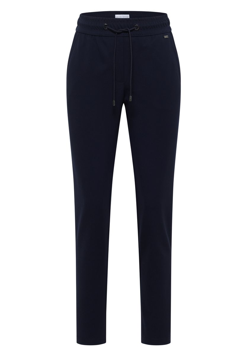 Mid Waist Slim Leg Hose im Casual Fit