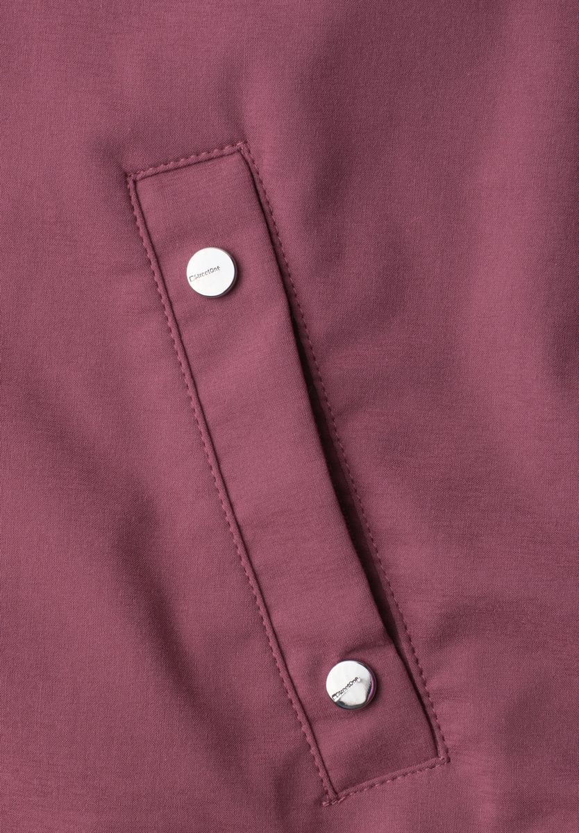 Langarm Blouson mit Zipper