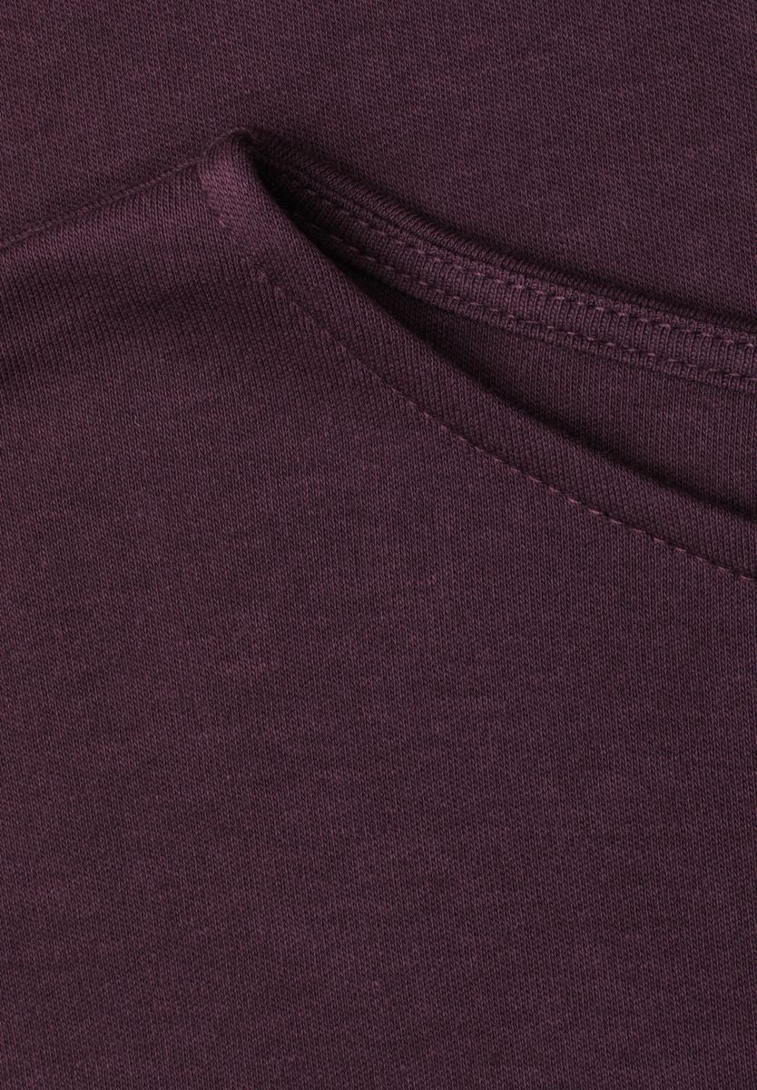 Basic Shirt mit Boat Neck und Elastikbund