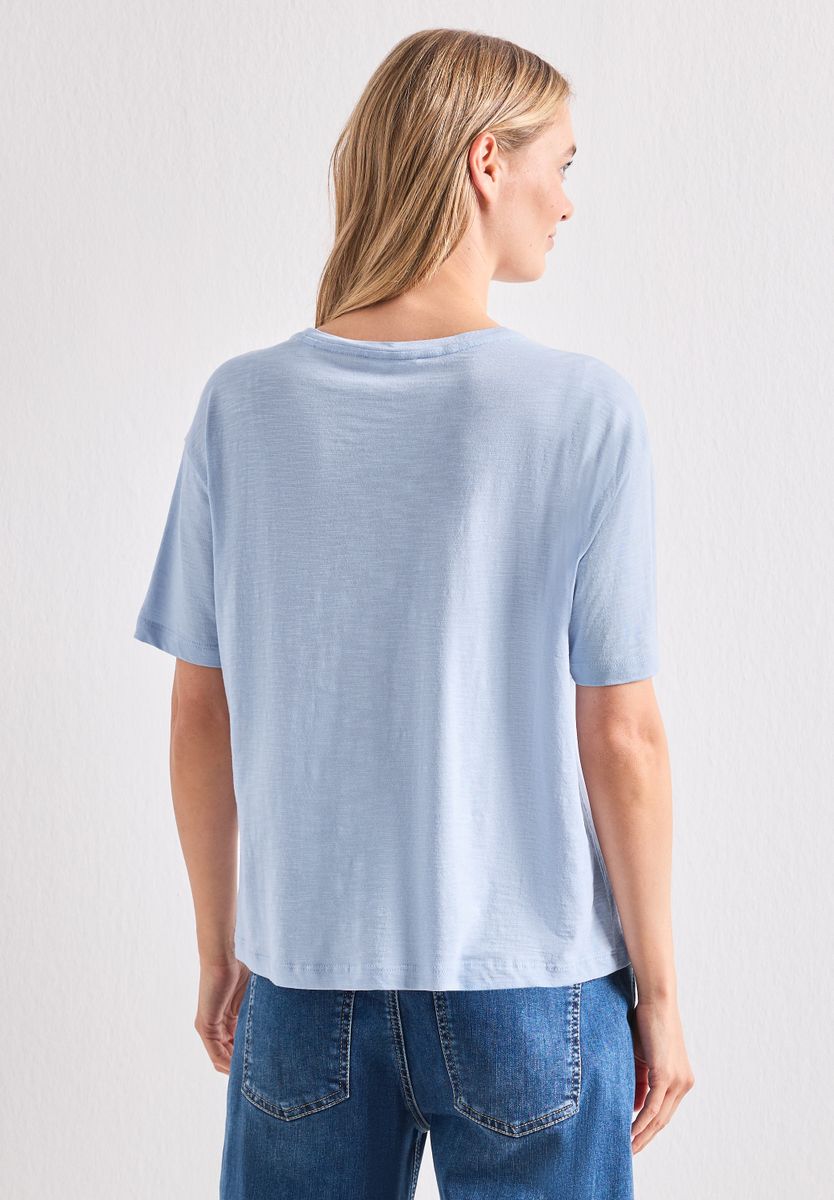 T-Shirt mit Rundhals und Frontprint