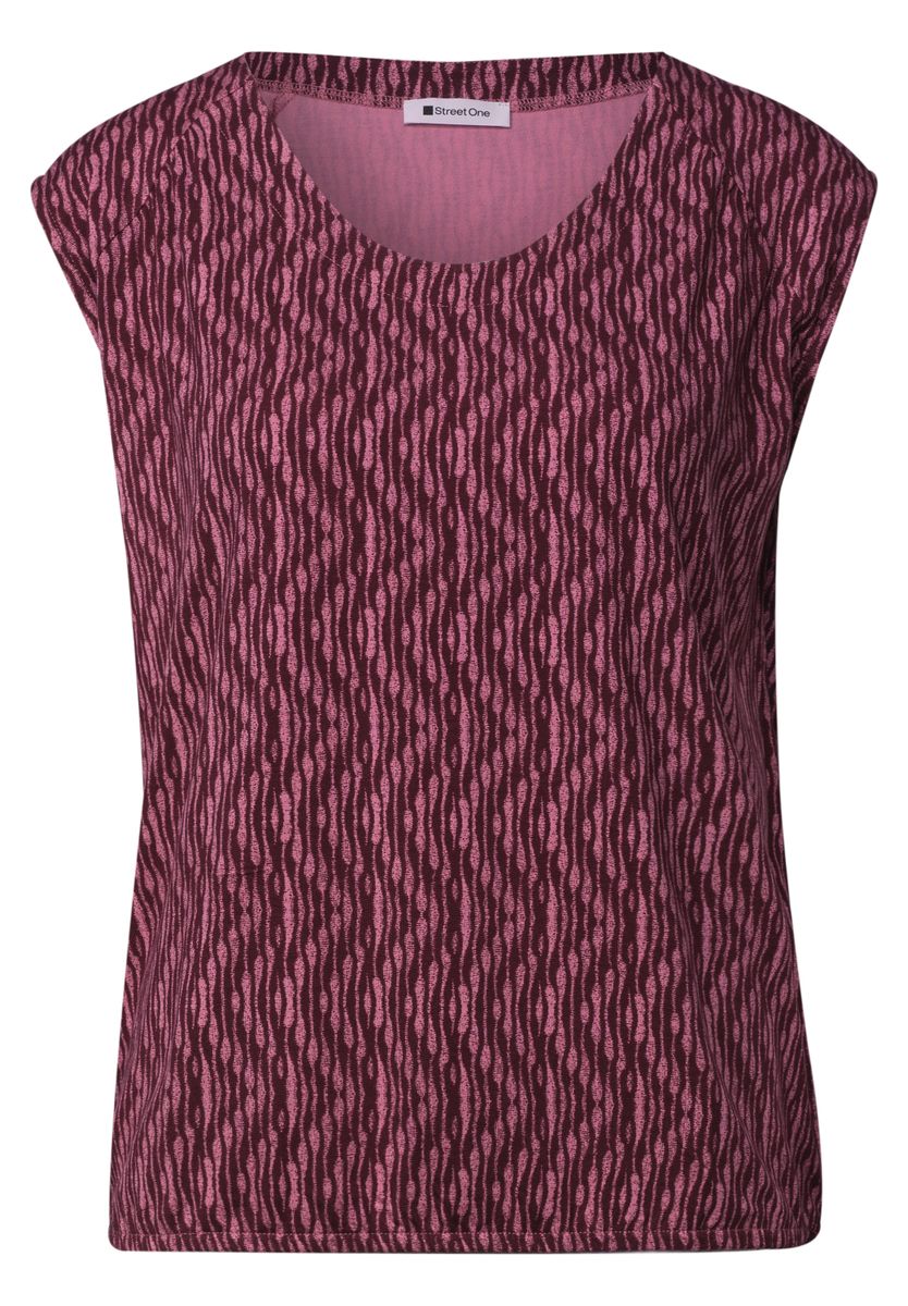 Dropped Shoulder Shirt mit Elastiksaum