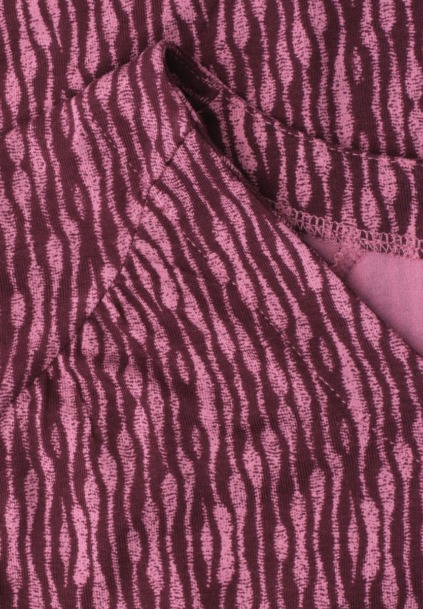 Dropped Shoulder Shirt mit Elastiksaum