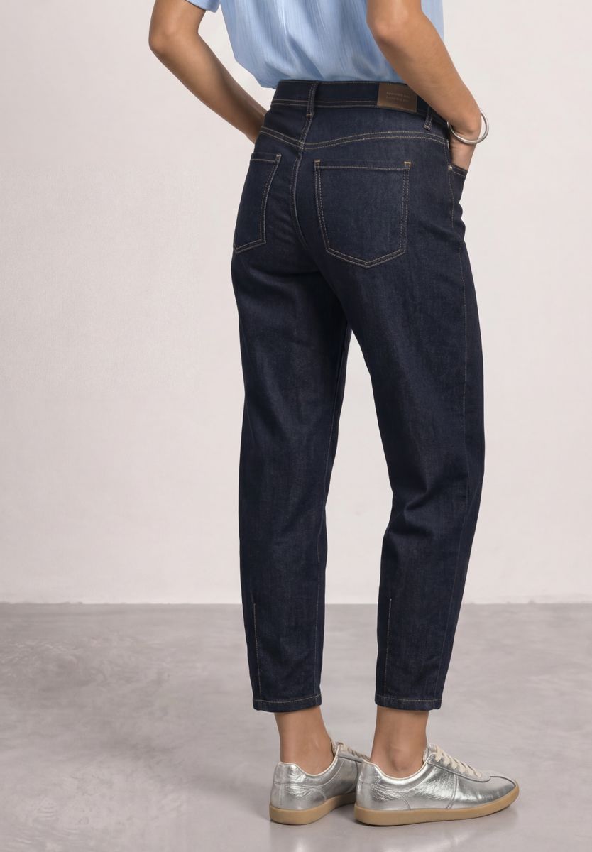 High Waist Barrel Leg Jeans im Loose Fit
