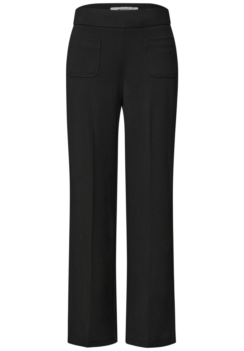 High Waist Straight Leg Hose im Casual Fit