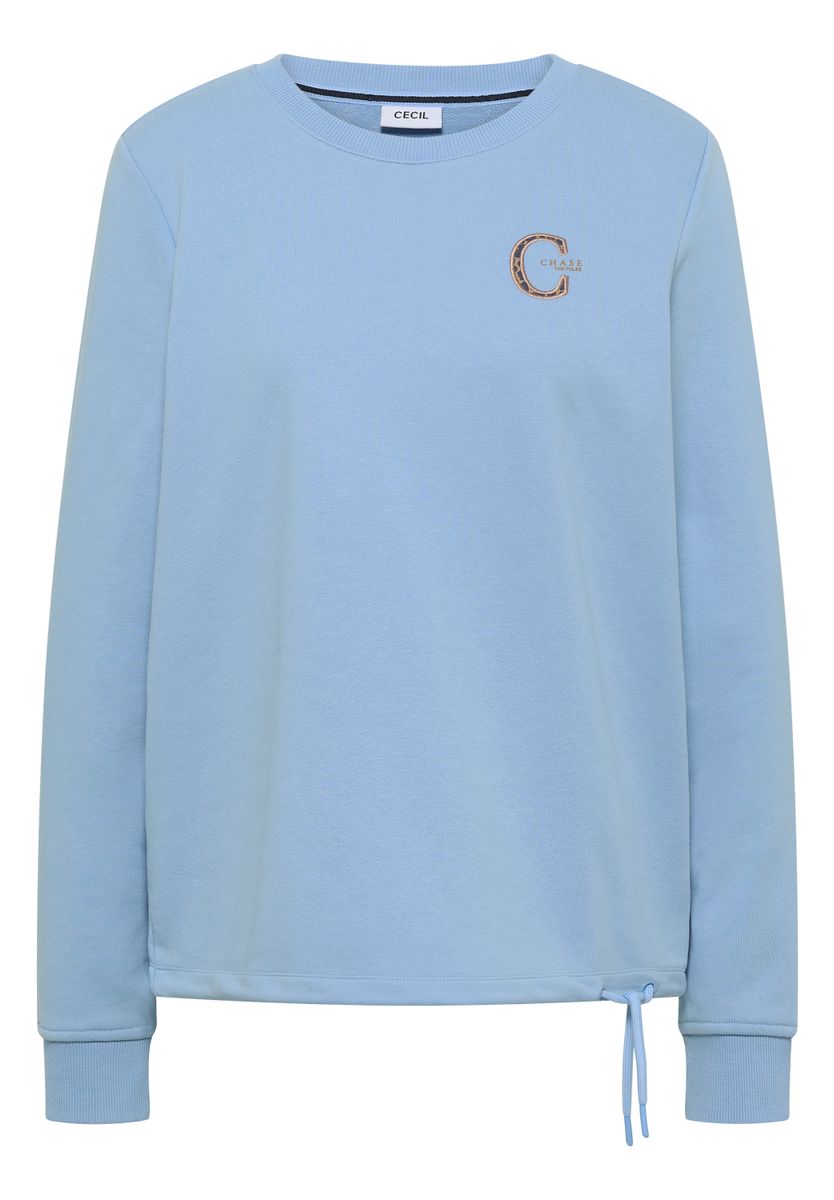 Sweatshirt mit Rundhals und Tunnelzug