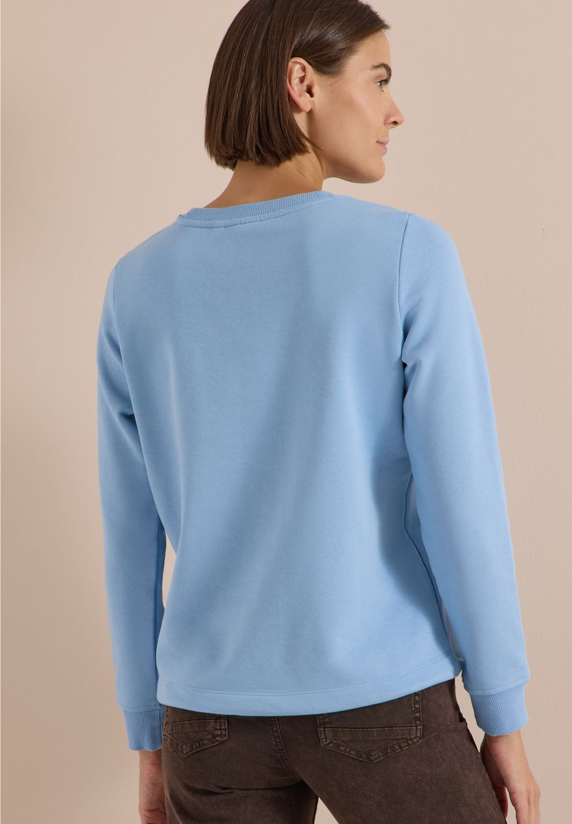 Sweatshirt mit Rundhals und Tunnelzug