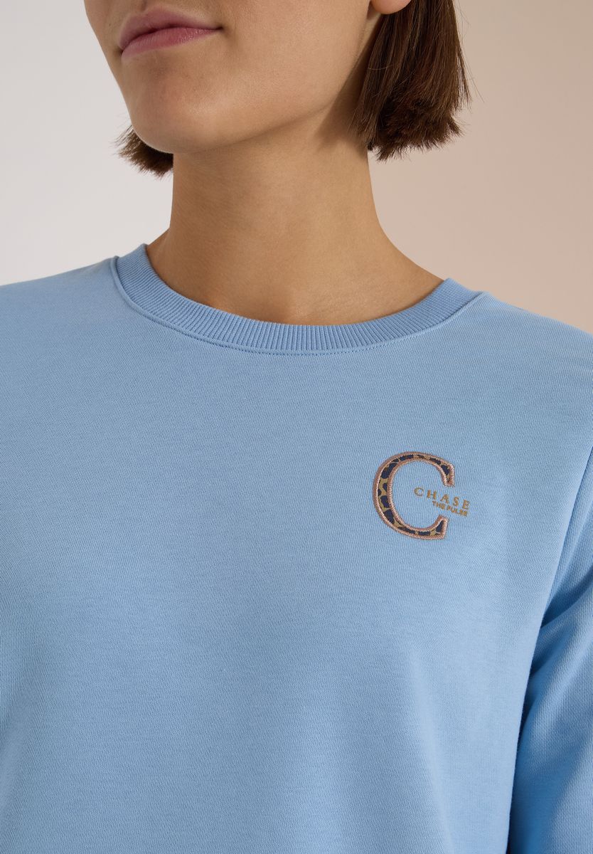 Sweatshirt mit Rundhals und Tunnelzug