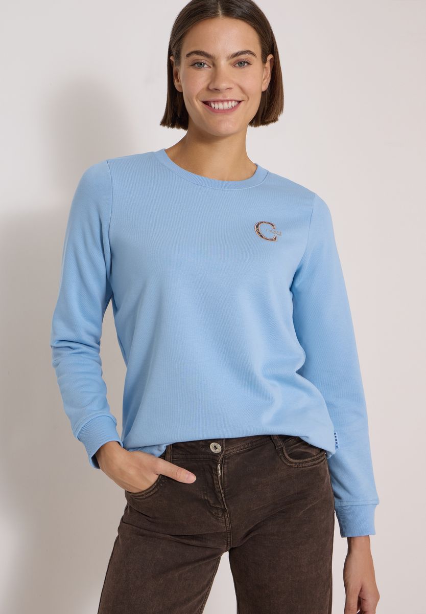 Sweatshirt mit Rundhals und Tunnelzug