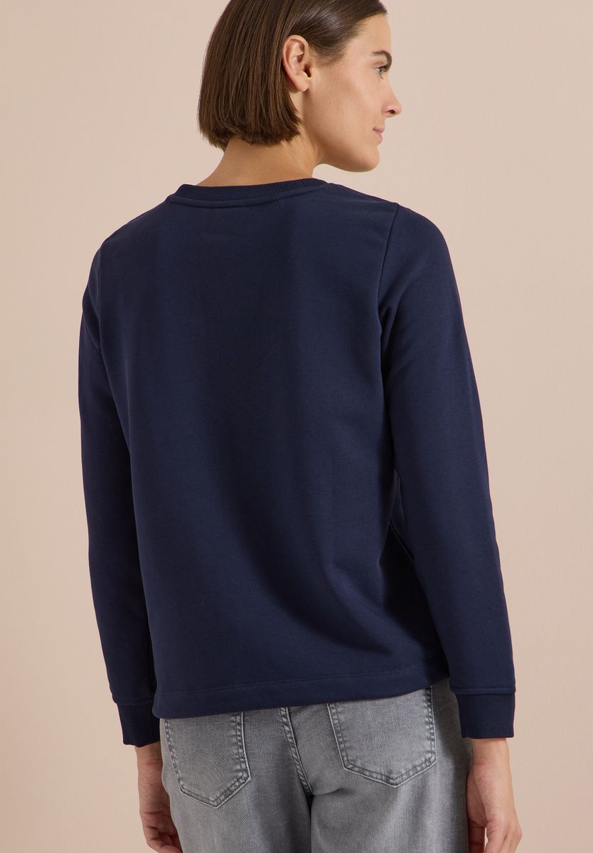 Sweatshirt mit Rundhals und Tunnelzug