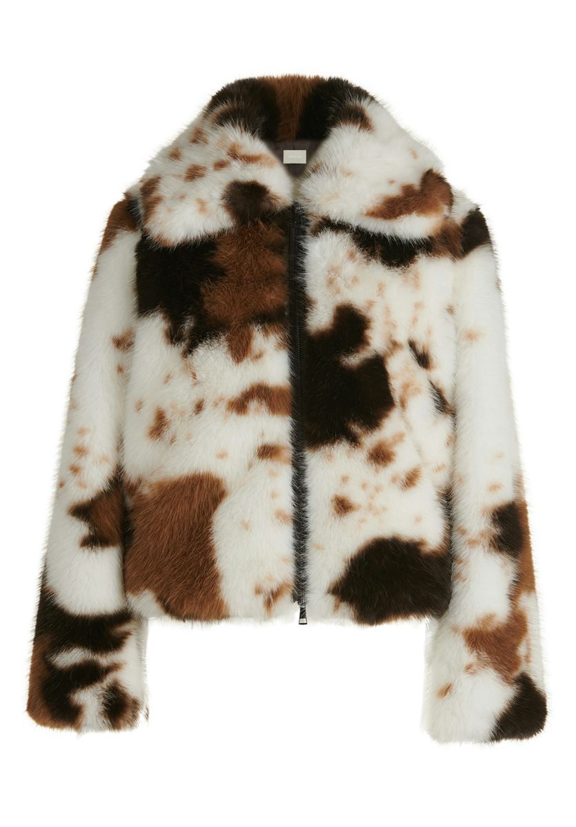 Plüschjacke