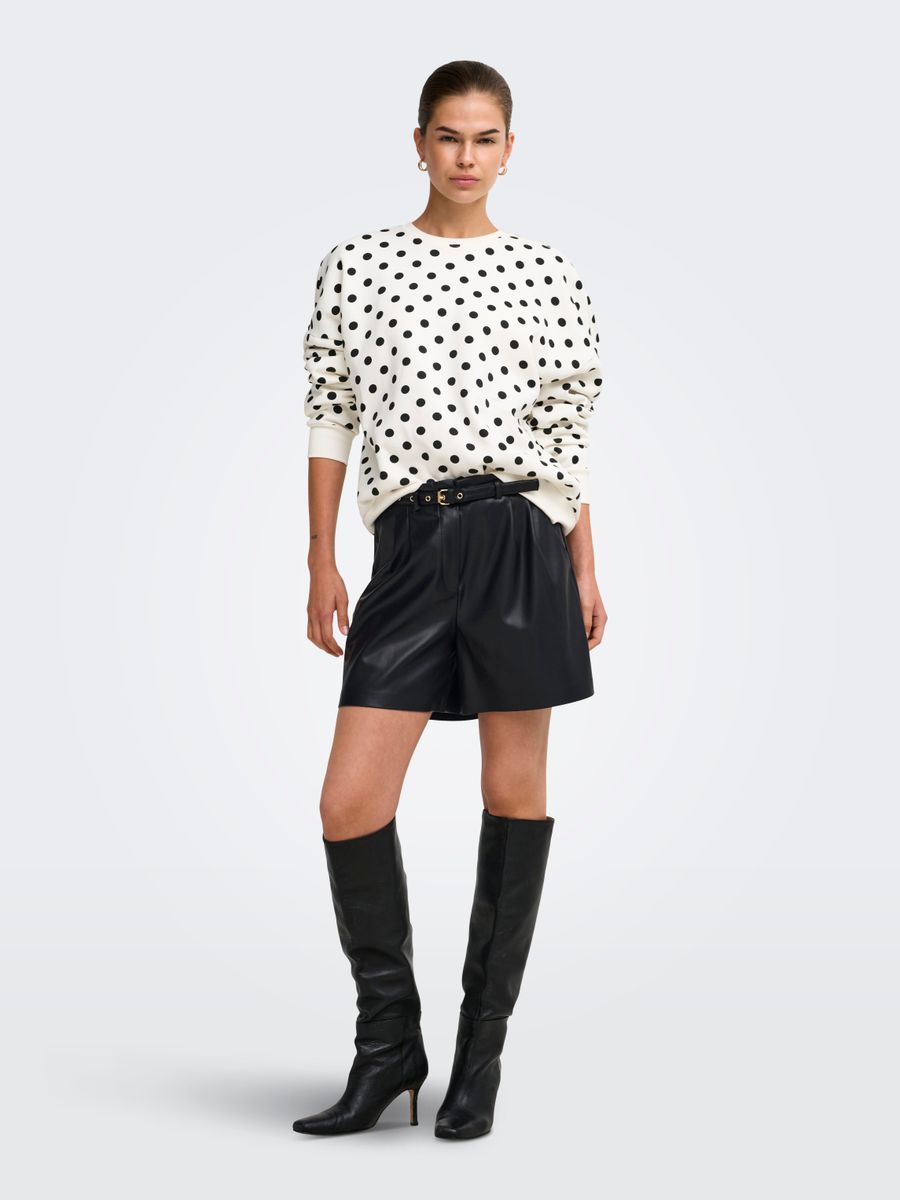 ONLHEIDI FAUX LEATHER SHORTS OTW NOOS