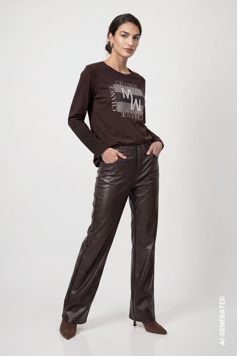 Langarmshirt mit Schmuckdetails