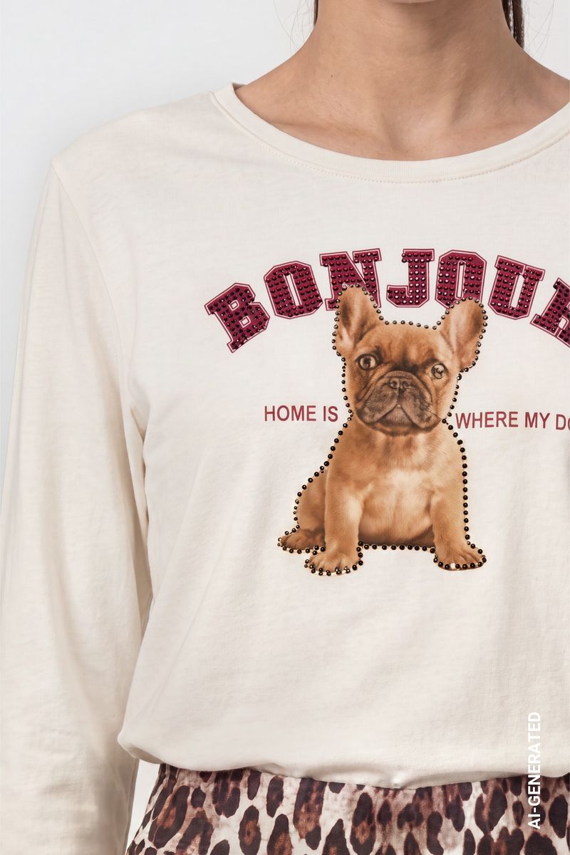 Langarmshirt mit Print