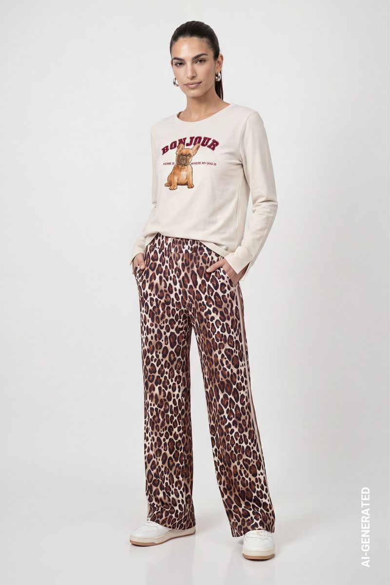 Langarmshirt mit Print