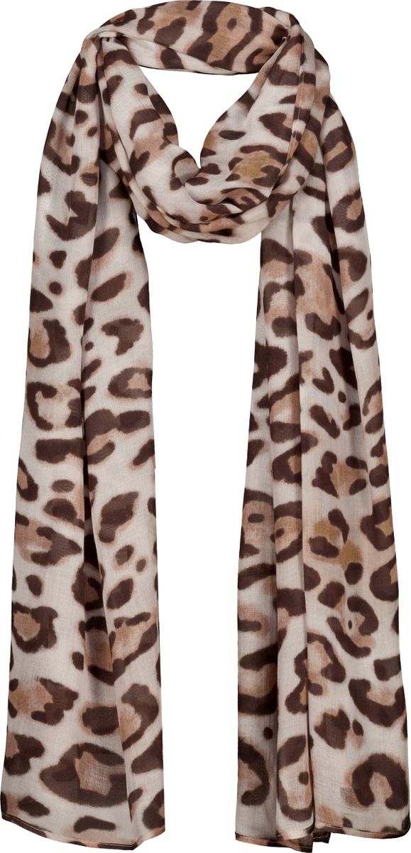 Schal mit Leoprint