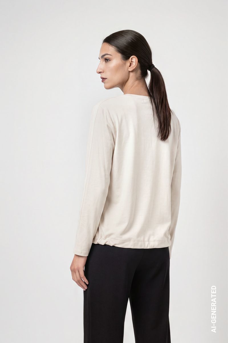 Blusenshirt mit Schmuckdetails