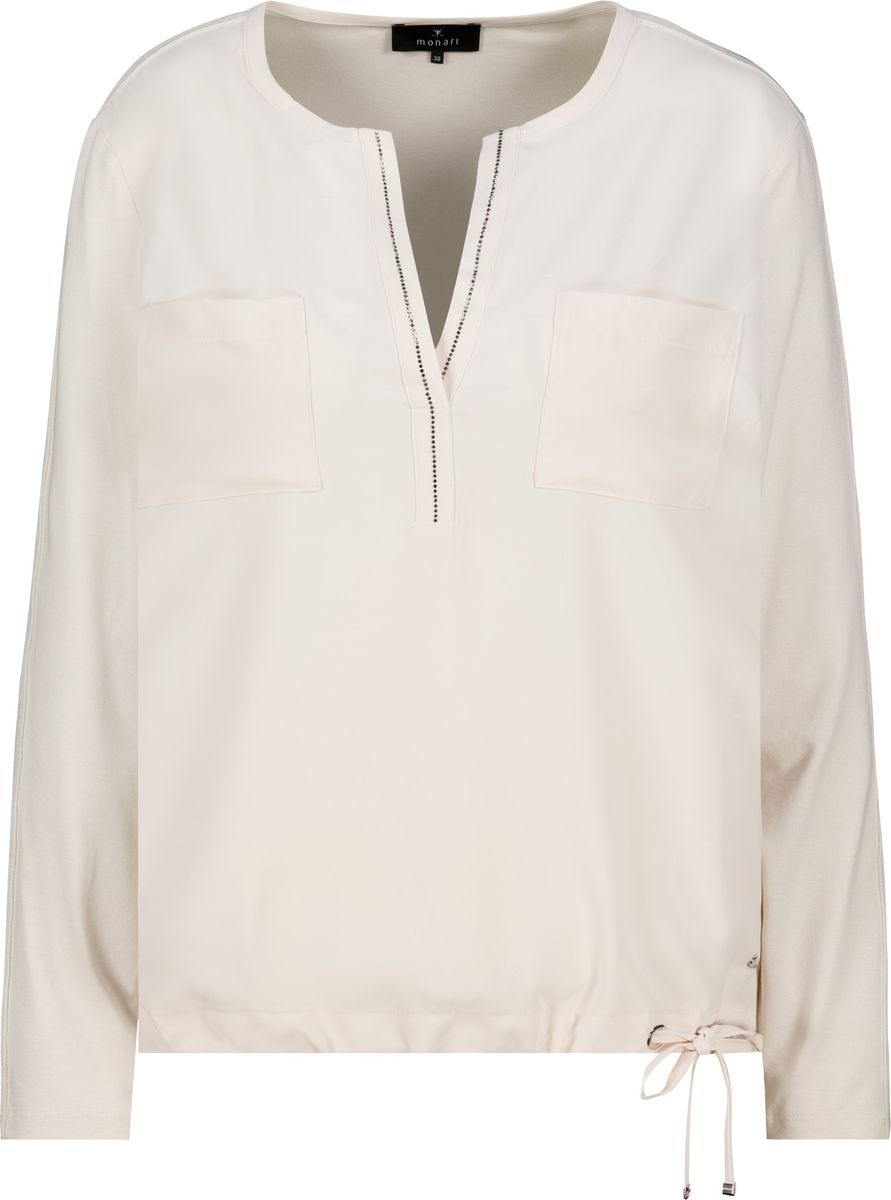 Blusenshirt mit Schmuckdetails