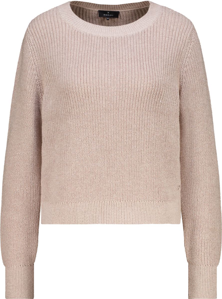 Basic-Strickpullover mit Lurex