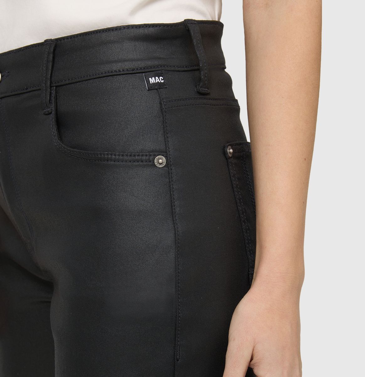 MAC JEANS - DANNI 2.3, Coated cotton tencel