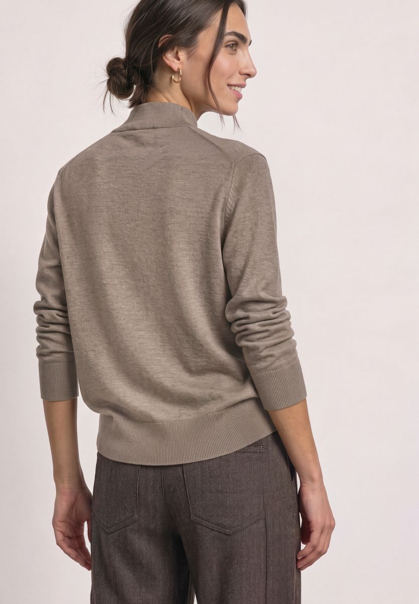 Basic Pullover mit Turtle Neck