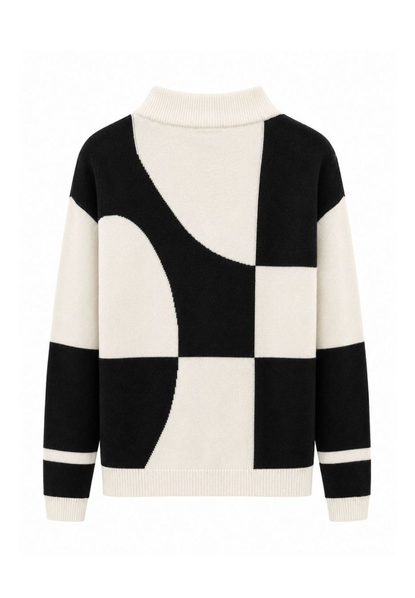 Pulli WILD MOCHA mit Rippbündchen