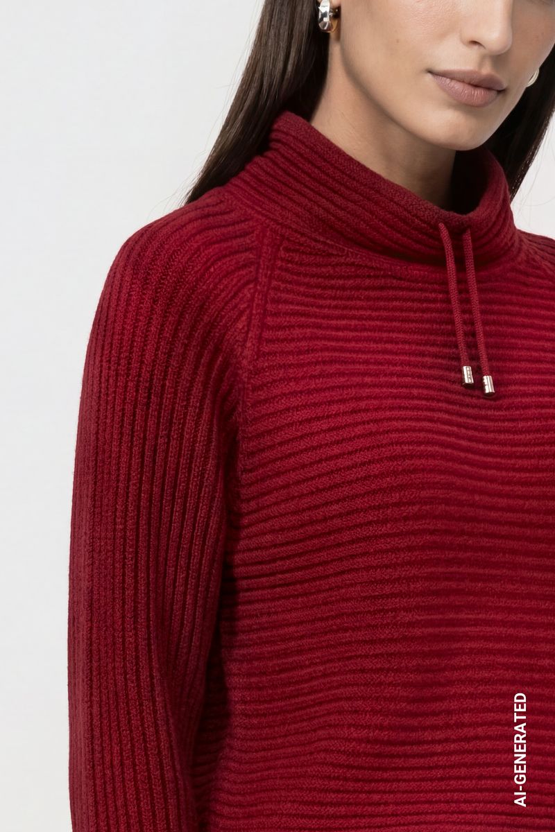 Pullover mit Rippenstruktur