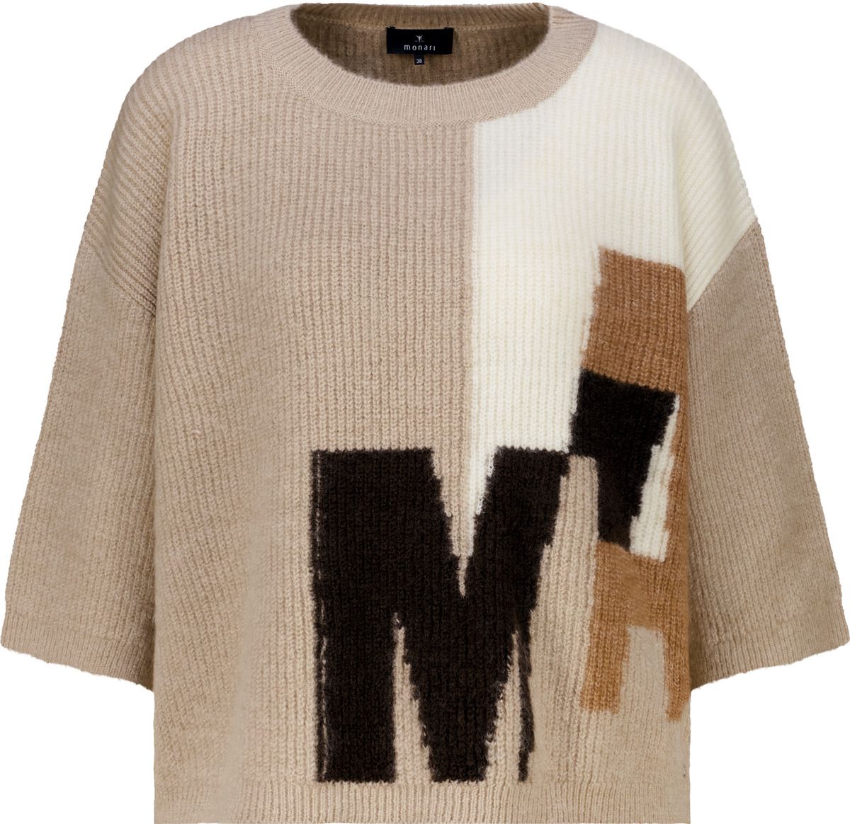 Strickpullover mit Intarsie-Design